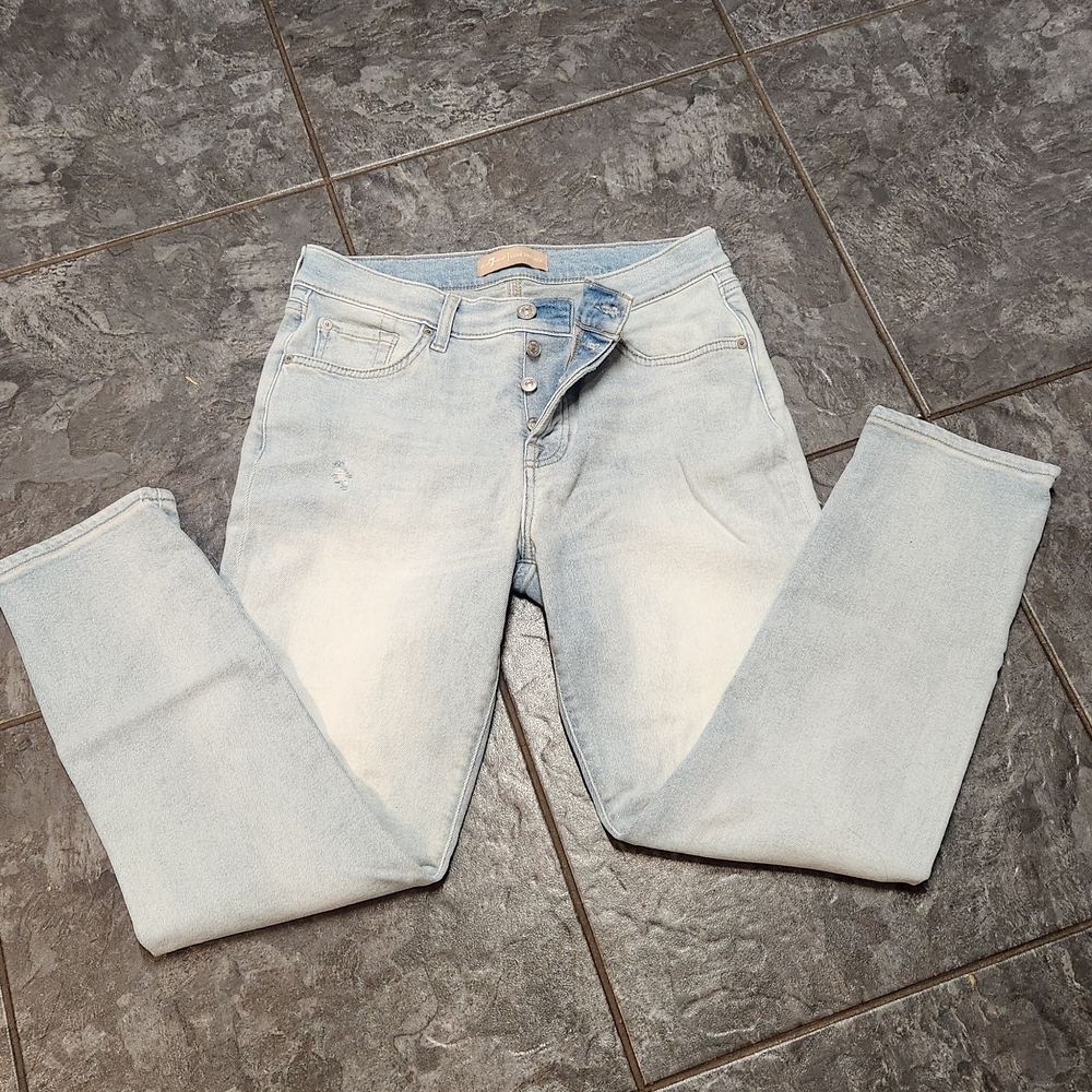 Ladies 7 For All Mankind Light Wash Boyfriend Jeans